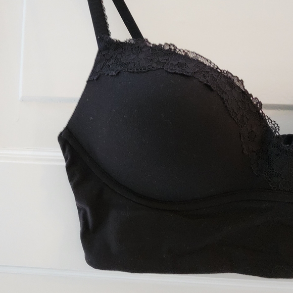 Victoria's Secret padded no wire bra 36B black - Picture 4 of 5